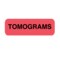 Nevs Position Labels - Tomograms 1/2" x 1-1/2" White w/Red & Black XP-710 - alternate 1